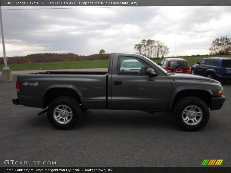  2003 Dakota SXT Regular Cab 4x4 Graphite Metallic