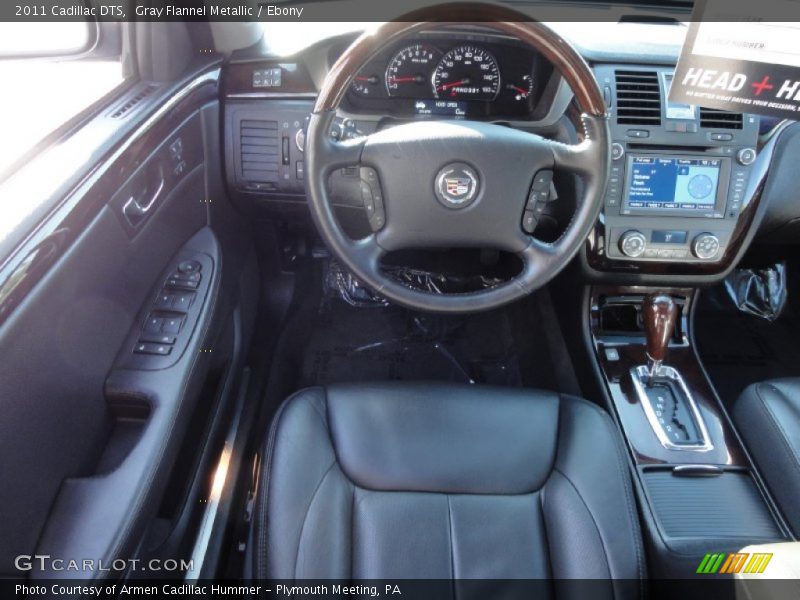 Gray Flannel Metallic / Ebony 2011 Cadillac DTS