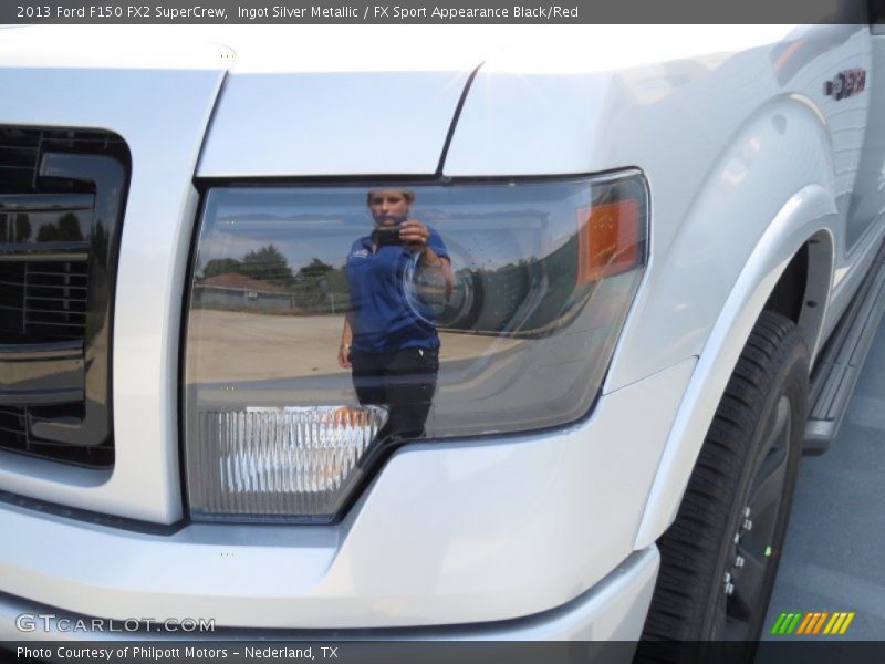 Ingot Silver Metallic / FX Sport Appearance Black/Red 2013 Ford F150 FX2 SuperCrew