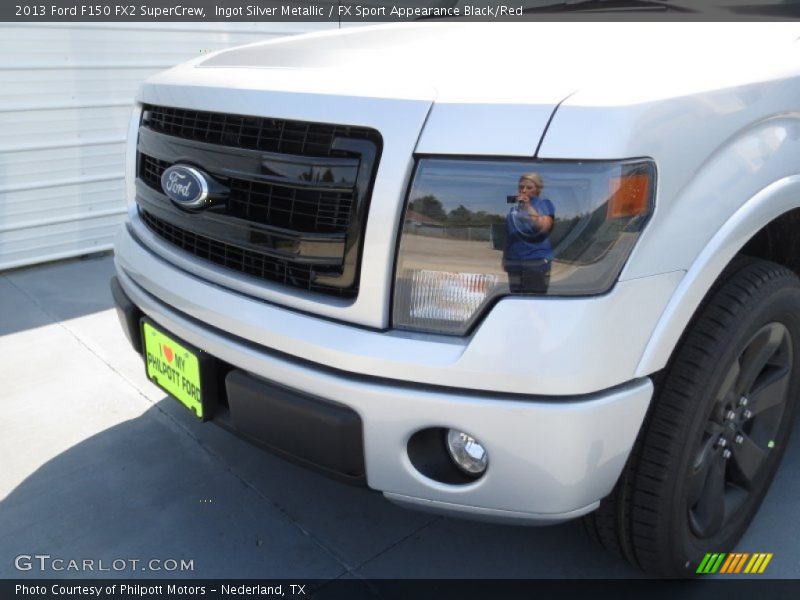 Ingot Silver Metallic / FX Sport Appearance Black/Red 2013 Ford F150 FX2 SuperCrew