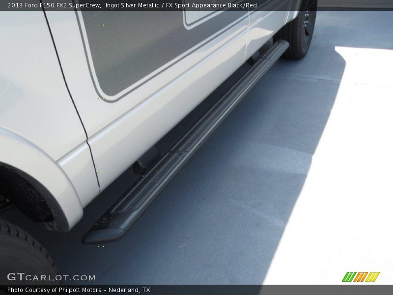 Ingot Silver Metallic / FX Sport Appearance Black/Red 2013 Ford F150 FX2 SuperCrew