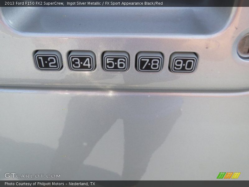 Ingot Silver Metallic / FX Sport Appearance Black/Red 2013 Ford F150 FX2 SuperCrew