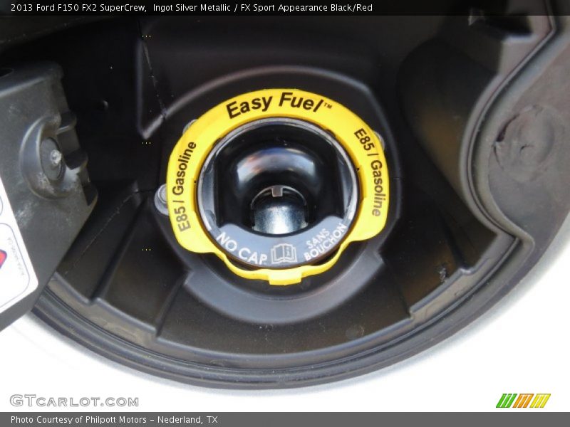 Ingot Silver Metallic / FX Sport Appearance Black/Red 2013 Ford F150 FX2 SuperCrew