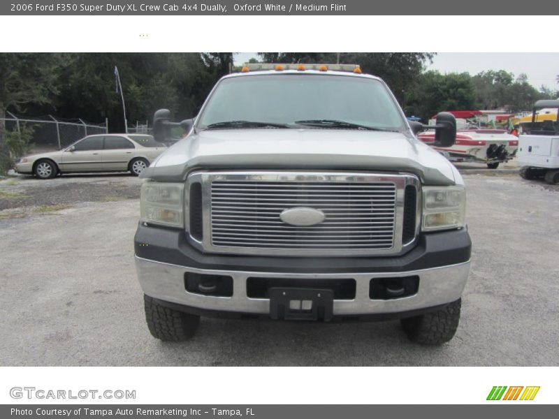 Oxford White / Medium Flint 2006 Ford F350 Super Duty XL Crew Cab 4x4 Dually