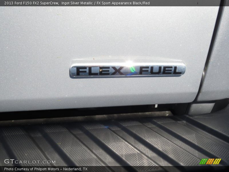 Ingot Silver Metallic / FX Sport Appearance Black/Red 2013 Ford F150 FX2 SuperCrew