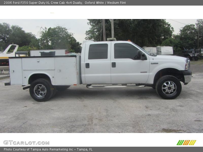 Oxford White / Medium Flint 2006 Ford F350 Super Duty XL Crew Cab 4x4 Dually