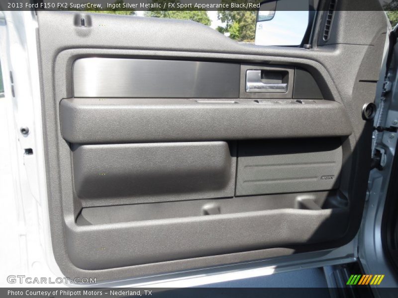 Ingot Silver Metallic / FX Sport Appearance Black/Red 2013 Ford F150 FX2 SuperCrew