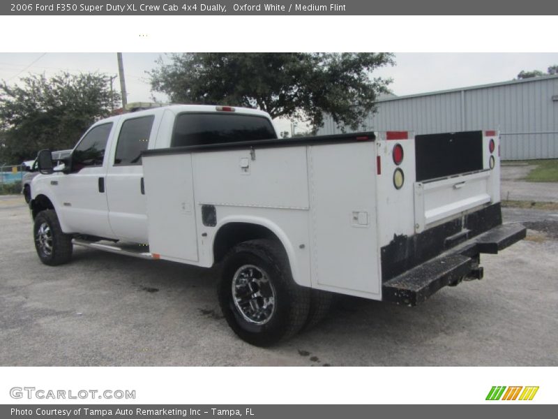 Oxford White / Medium Flint 2006 Ford F350 Super Duty XL Crew Cab 4x4 Dually
