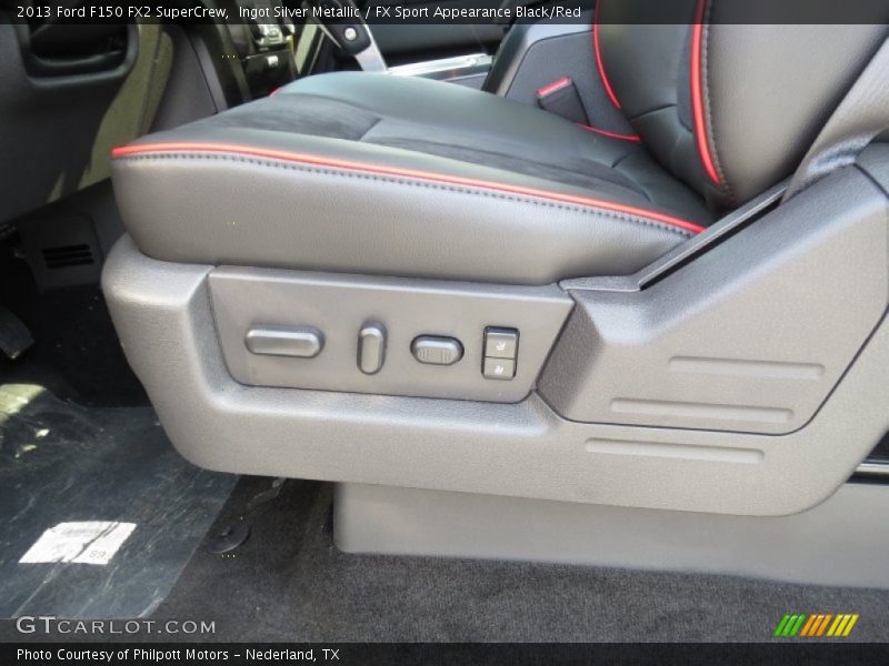 Ingot Silver Metallic / FX Sport Appearance Black/Red 2013 Ford F150 FX2 SuperCrew