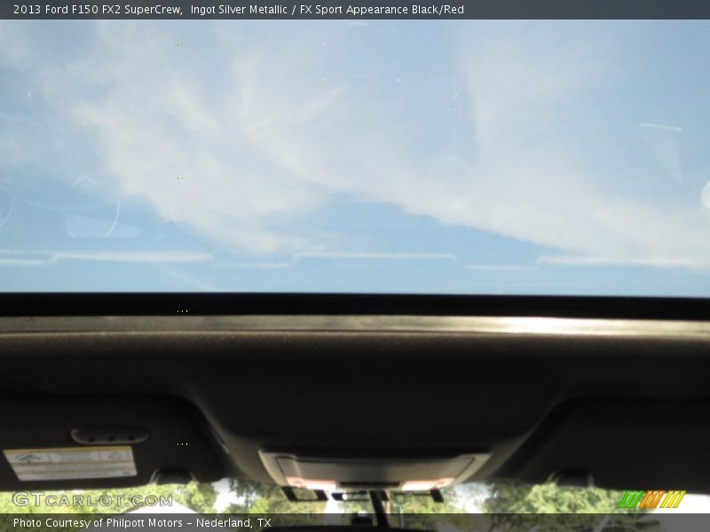 Ingot Silver Metallic / FX Sport Appearance Black/Red 2013 Ford F150 FX2 SuperCrew