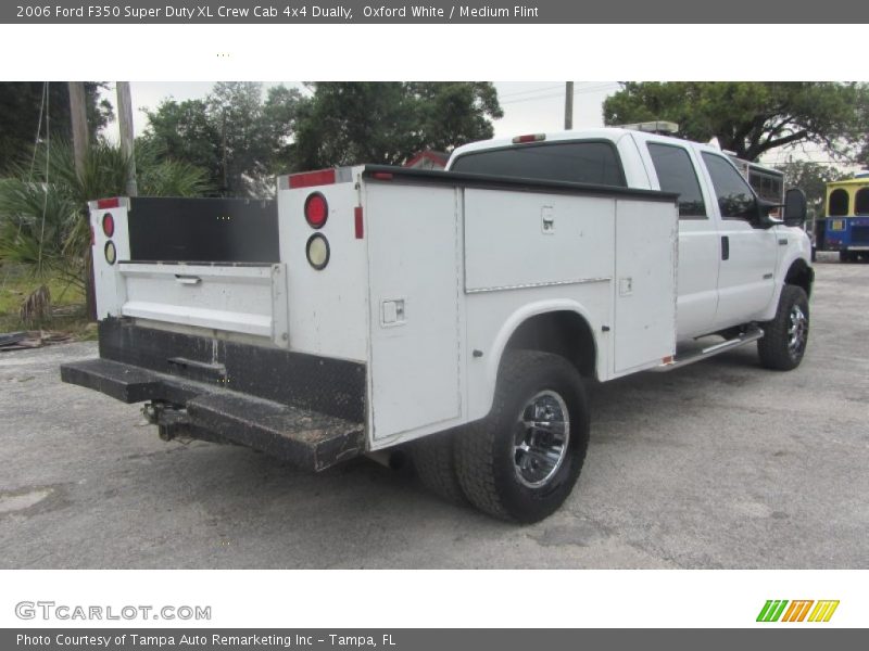 Oxford White / Medium Flint 2006 Ford F350 Super Duty XL Crew Cab 4x4 Dually