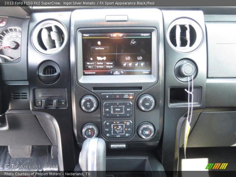 Ingot Silver Metallic / FX Sport Appearance Black/Red 2013 Ford F150 FX2 SuperCrew