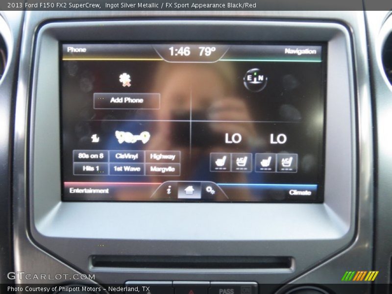 Ingot Silver Metallic / FX Sport Appearance Black/Red 2013 Ford F150 FX2 SuperCrew