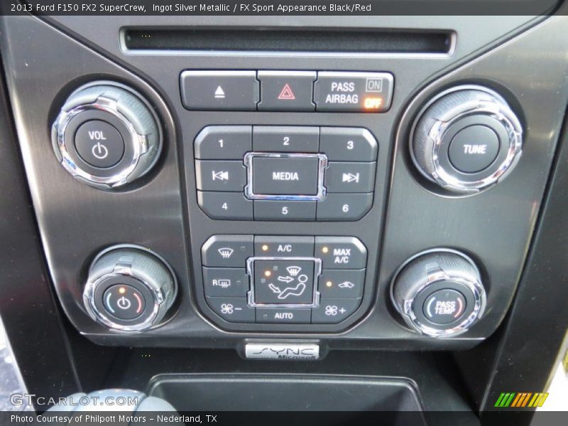 Ingot Silver Metallic / FX Sport Appearance Black/Red 2013 Ford F150 FX2 SuperCrew