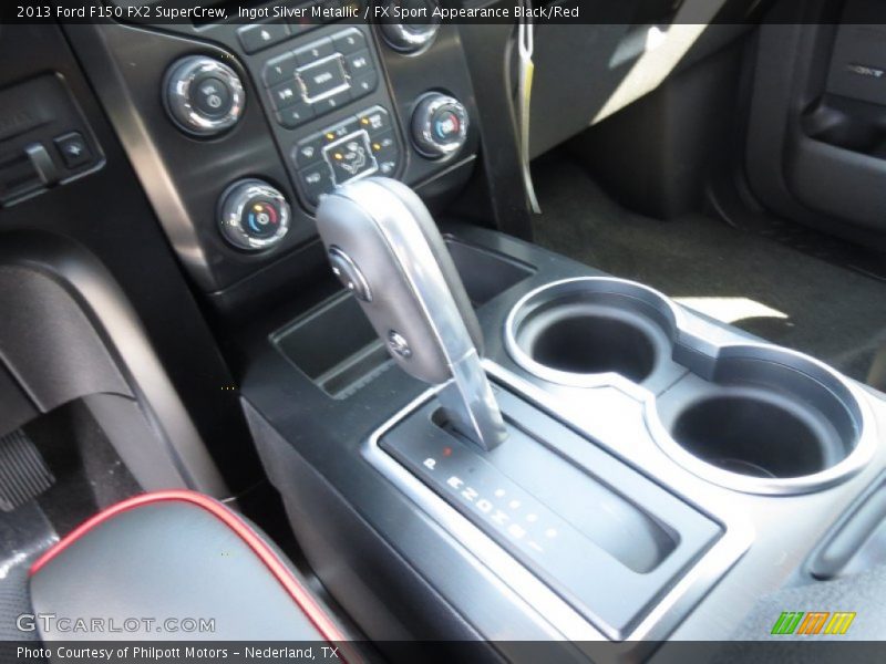 Ingot Silver Metallic / FX Sport Appearance Black/Red 2013 Ford F150 FX2 SuperCrew
