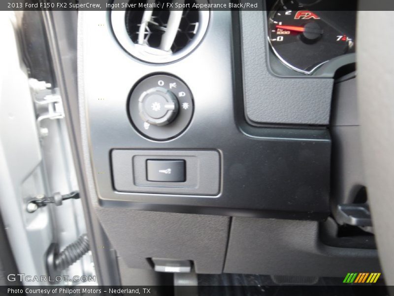 Ingot Silver Metallic / FX Sport Appearance Black/Red 2013 Ford F150 FX2 SuperCrew