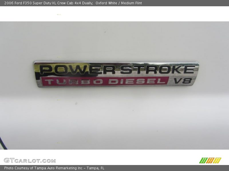 Oxford White / Medium Flint 2006 Ford F350 Super Duty XL Crew Cab 4x4 Dually
