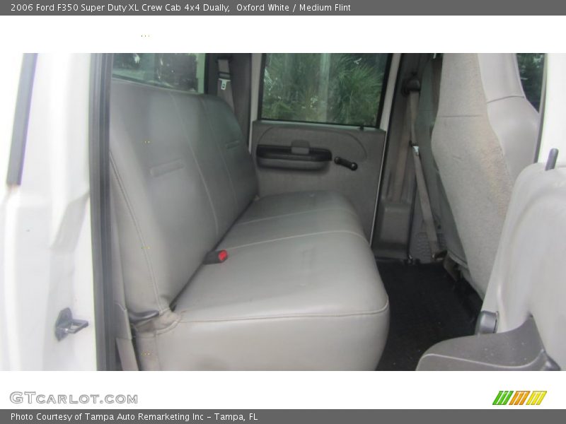 Oxford White / Medium Flint 2006 Ford F350 Super Duty XL Crew Cab 4x4 Dually