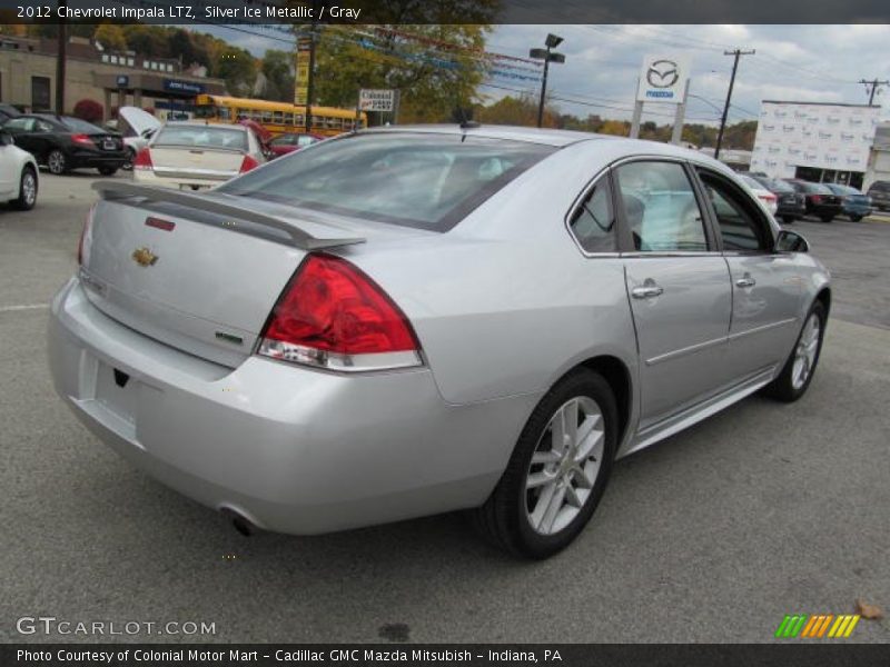 Silver Ice Metallic / Gray 2012 Chevrolet Impala LTZ