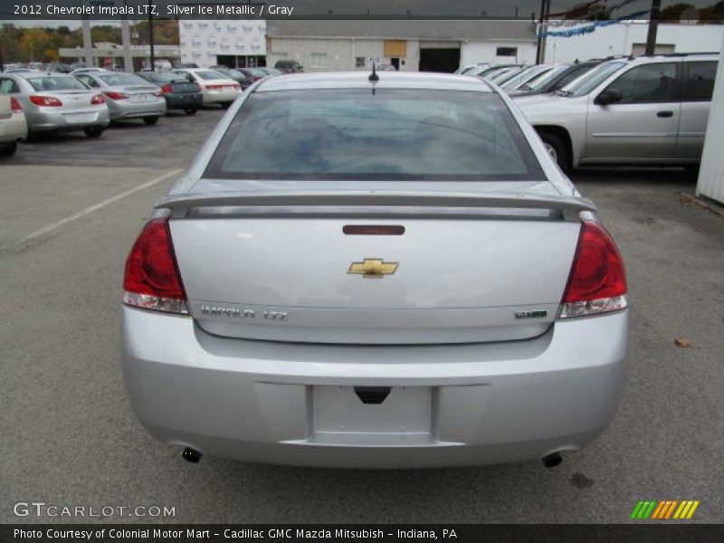 Silver Ice Metallic / Gray 2012 Chevrolet Impala LTZ
