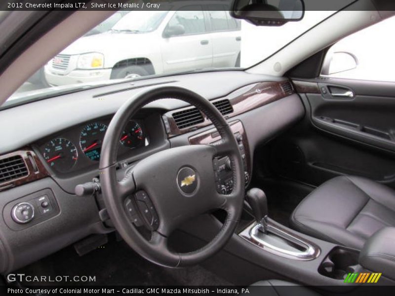 Silver Ice Metallic / Gray 2012 Chevrolet Impala LTZ
