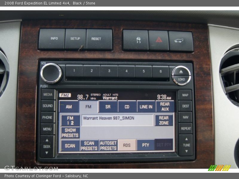 Controls of 2008 Expedition EL Limited 4x4