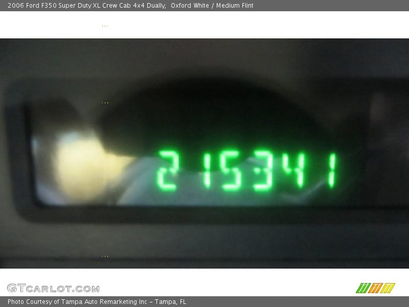 Oxford White / Medium Flint 2006 Ford F350 Super Duty XL Crew Cab 4x4 Dually