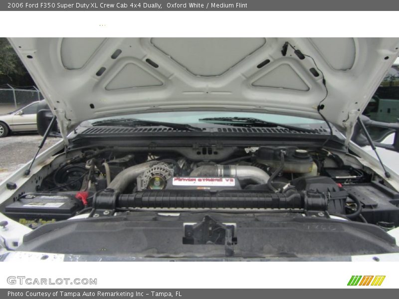 Oxford White / Medium Flint 2006 Ford F350 Super Duty XL Crew Cab 4x4 Dually