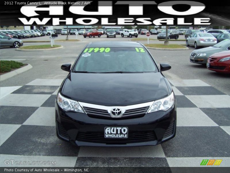 Attitude Black Metallic / Ash 2012 Toyota Camry L