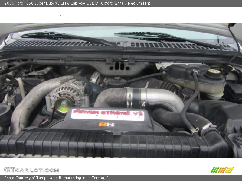 Oxford White / Medium Flint 2006 Ford F350 Super Duty XL Crew Cab 4x4 Dually