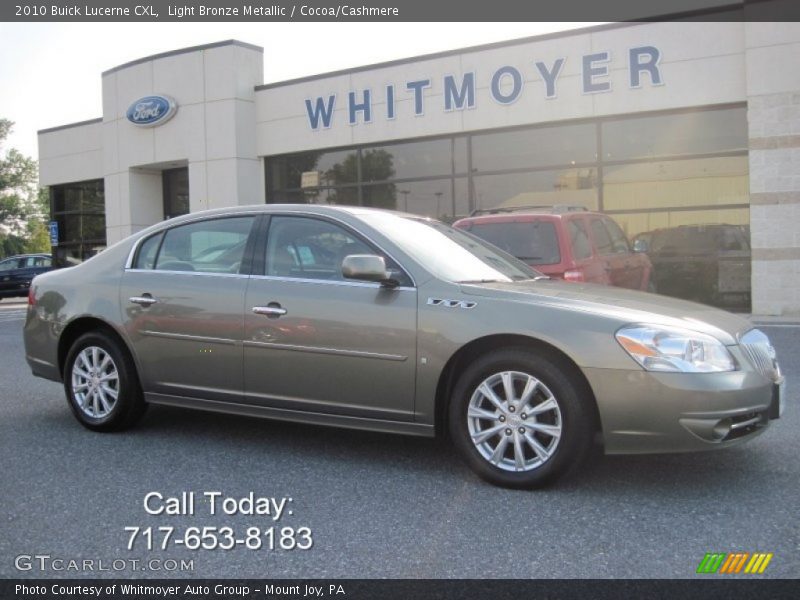 Light Bronze Metallic / Cocoa/Cashmere 2010 Buick Lucerne CXL