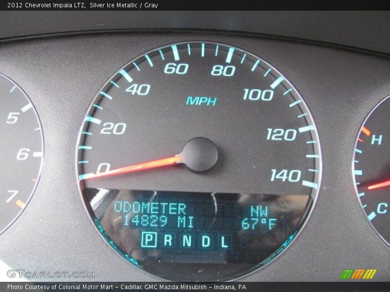Silver Ice Metallic / Gray 2012 Chevrolet Impala LTZ