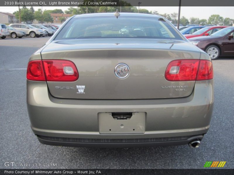 Light Bronze Metallic / Cocoa/Cashmere 2010 Buick Lucerne CXL