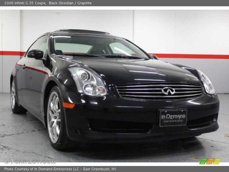 Black Obsidian / Graphite 2006 Infiniti G 35 Coupe