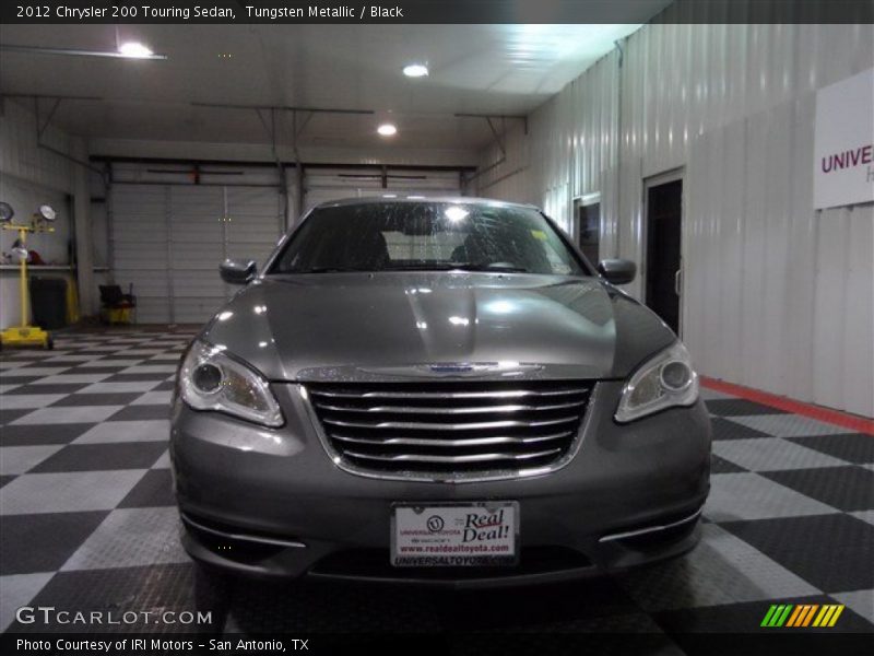 Tungsten Metallic / Black 2012 Chrysler 200 Touring Sedan