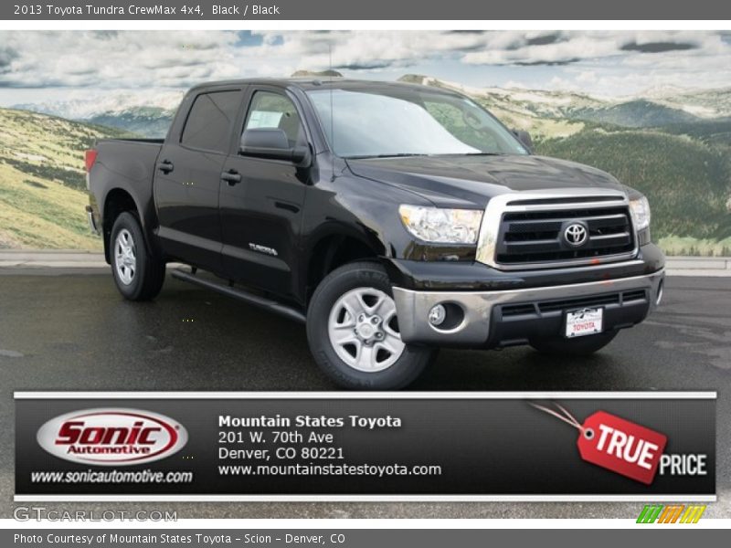 Black / Black 2013 Toyota Tundra CrewMax 4x4