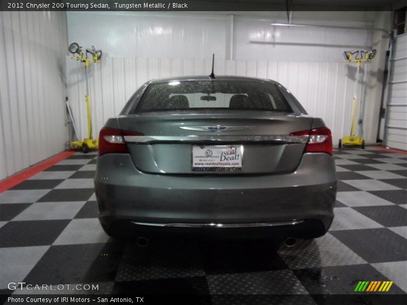 Tungsten Metallic / Black 2012 Chrysler 200 Touring Sedan