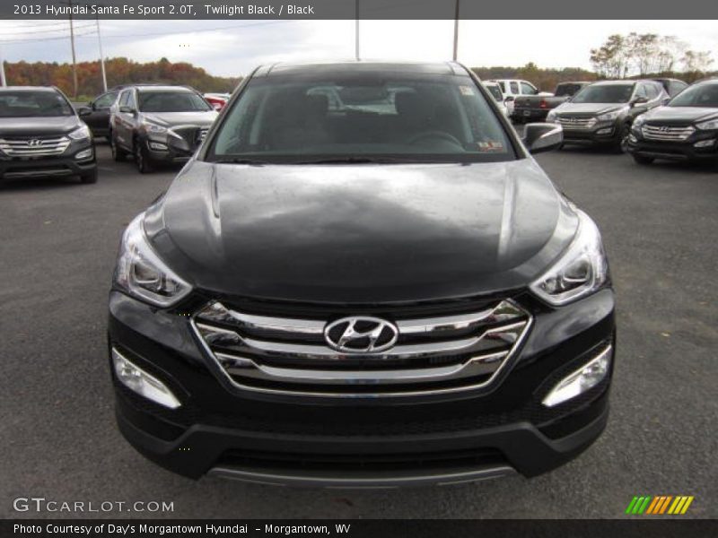 Twilight Black / Black 2013 Hyundai Santa Fe Sport 2.0T