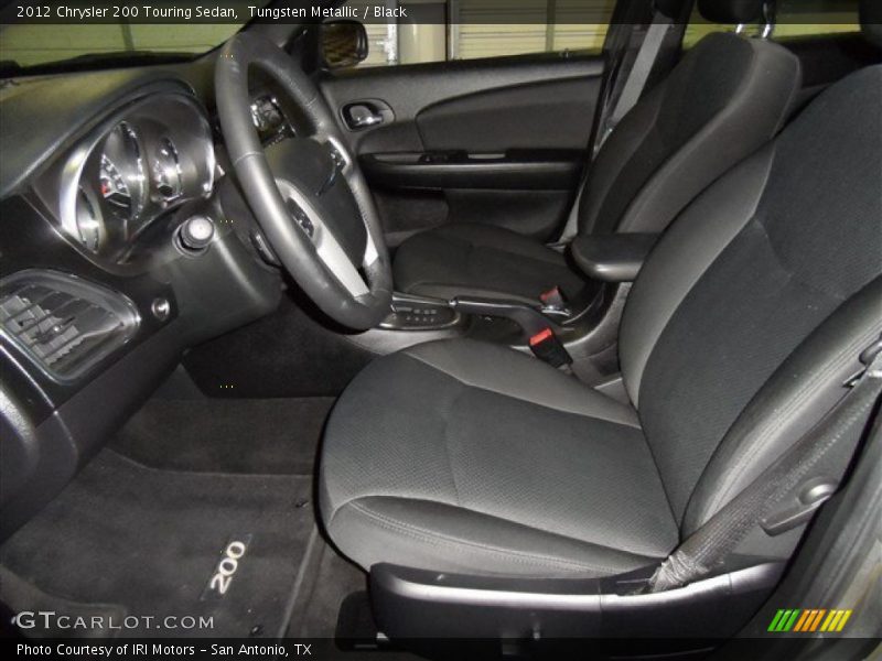 Tungsten Metallic / Black 2012 Chrysler 200 Touring Sedan