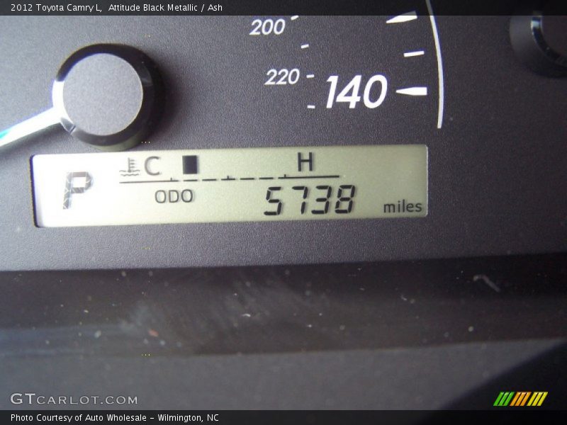 Attitude Black Metallic / Ash 2012 Toyota Camry L