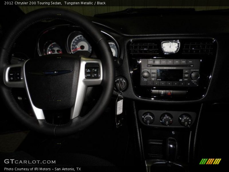 Tungsten Metallic / Black 2012 Chrysler 200 Touring Sedan