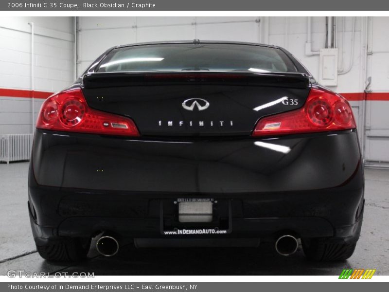 Black Obsidian / Graphite 2006 Infiniti G 35 Coupe