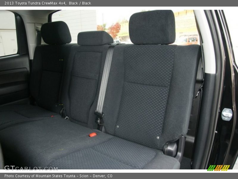 Rear Seat of 2013 Tundra CrewMax 4x4