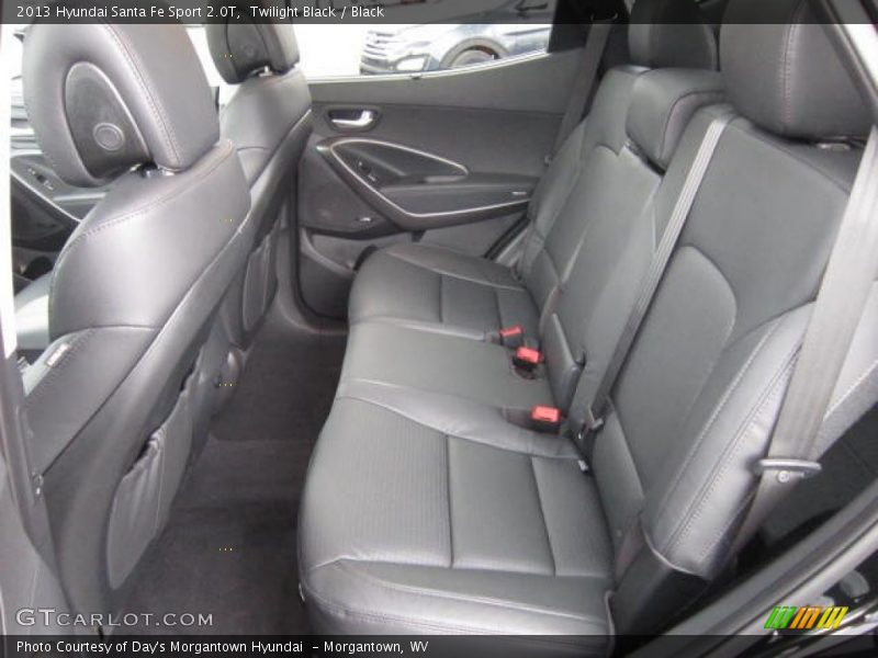 Rear Seat of 2013 Santa Fe Sport 2.0T