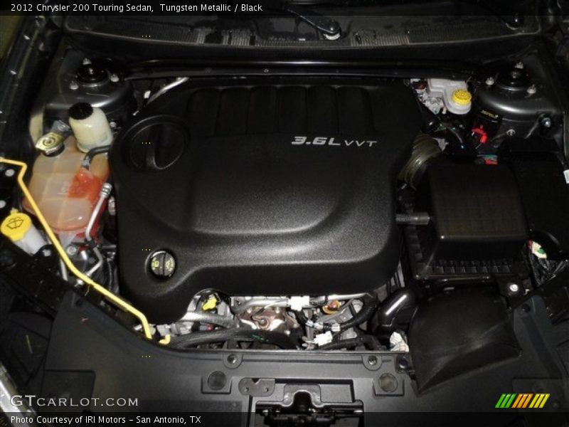 Tungsten Metallic / Black 2012 Chrysler 200 Touring Sedan
