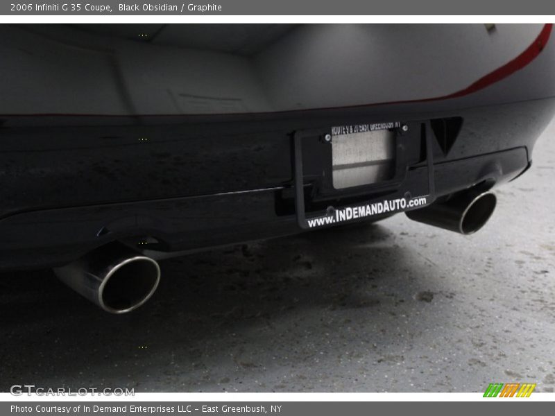 Black Obsidian / Graphite 2006 Infiniti G 35 Coupe