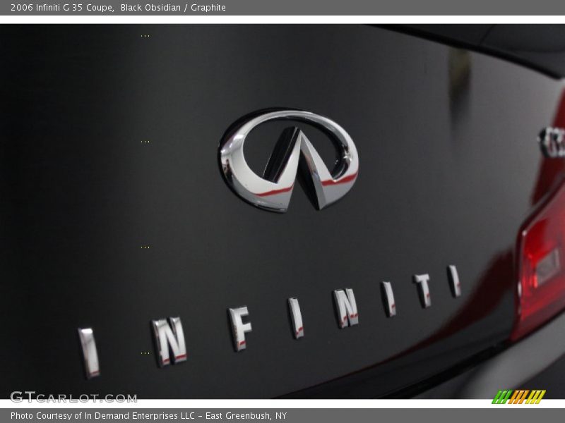 Black Obsidian / Graphite 2006 Infiniti G 35 Coupe