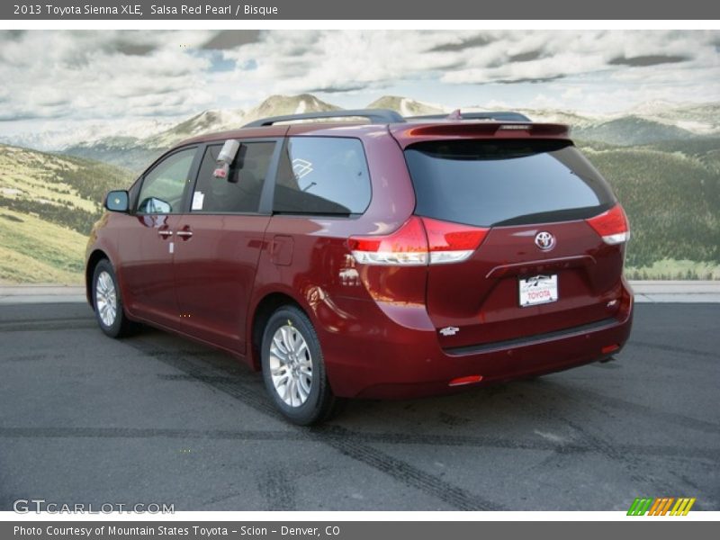 Salsa Red Pearl / Bisque 2013 Toyota Sienna XLE