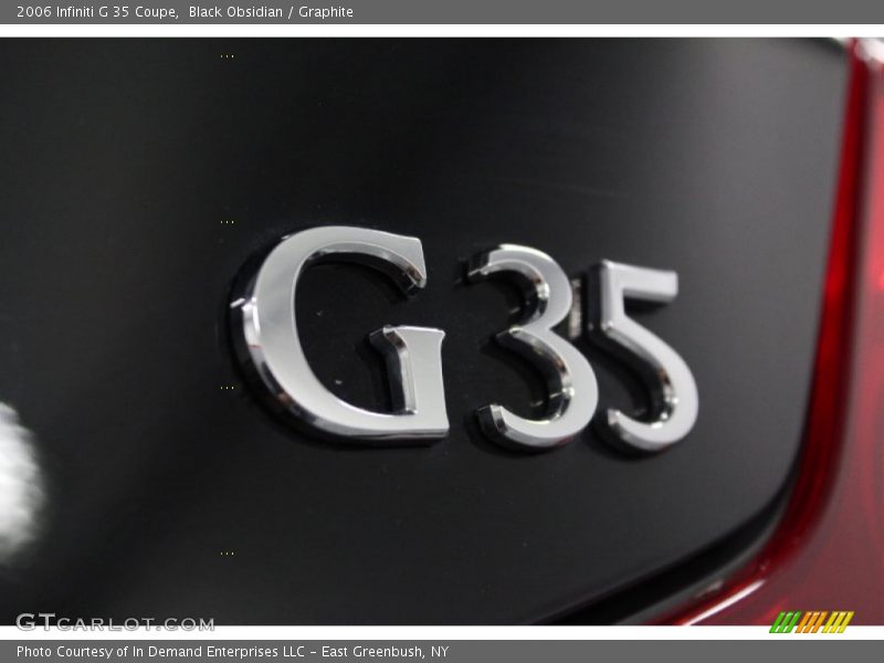 Black Obsidian / Graphite 2006 Infiniti G 35 Coupe