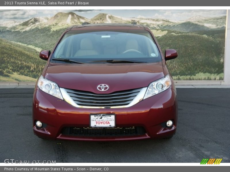 Salsa Red Pearl / Bisque 2013 Toyota Sienna XLE